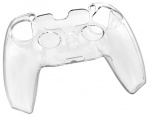 Silikonikahva Crystal kotelo PS5 ohjaus, läpinäkyvä