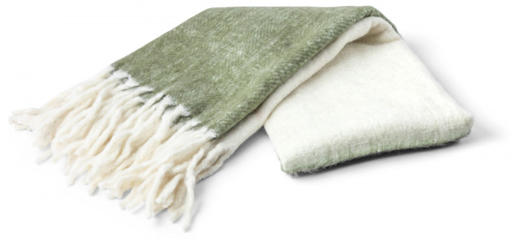 Kosta Linnewäfveri Ullpläd, Grön