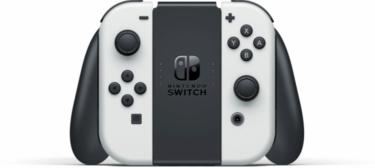 Nintendo Switch OLED -pelikonsoli, valkoinen