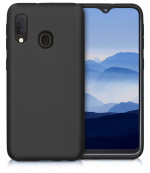 Kovakantinen kännykkäkuori Samsung Galaxy A20e, musta