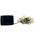 Forever Light Solcellsbelysning, LED-lampor IP44, 5,5m, Guld