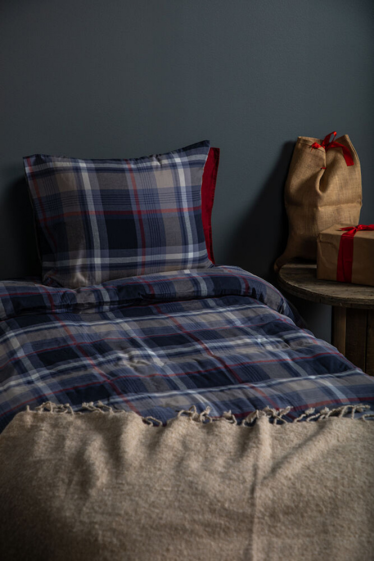 Lord Nelson Bäddset Stigen Garnfärgad 150x210cm, Marinblå