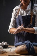 Kosta Pellavainen kutomo esiliina, laivastonsininen