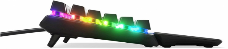 SteelSeries Apex 7 -pelinäppäimistö, jossa on RGB- ja OLED-näyttö