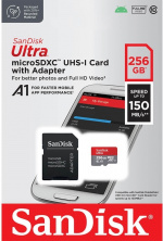 SanDisk Ultra Minneskort microSDXC, 256GB
