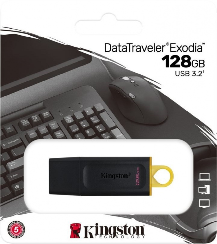 Kingston USB-Minne DataTraveler Exodia, 128GB Kingston USB-Minne DataTraveler Exodia, 128GB