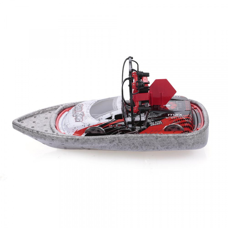 3-in-1 Drone, vene, auto 2.4 G 4-akselinen, punainen/harmaa 3-in-1 Drone, vene, auto 2.4 G 4-akselinen, punainen/harmaa