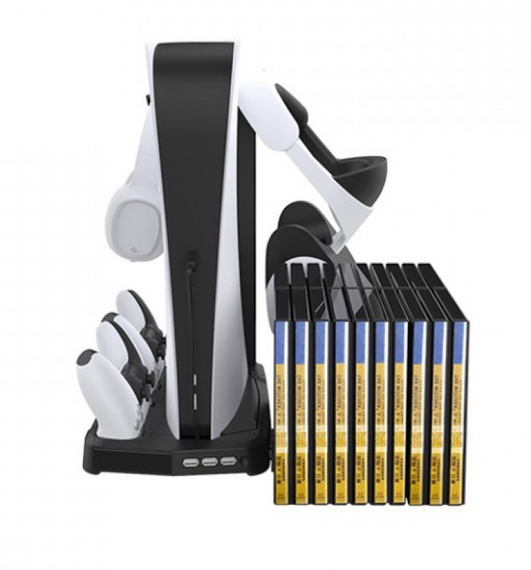 Latausasema Playstation 5:lle, 5-in-1