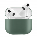 Silikonikuori Airpods 3:lle, tummanvihreä