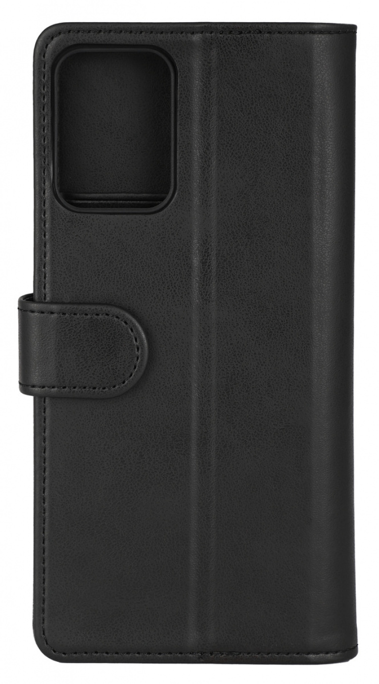 Essentials Motorola Moto G35 PU wallet, detachable, 3 cards, black