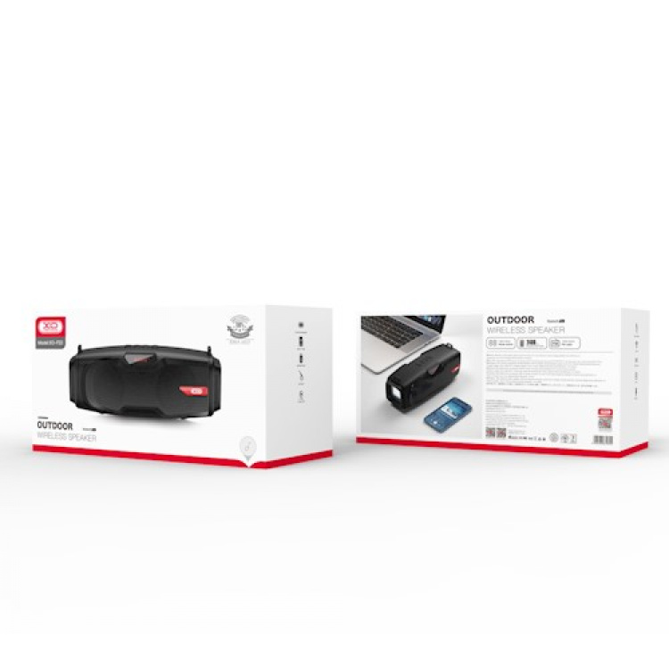 XO F33 Bluetooth-kaiutin mikrofonilla, musta