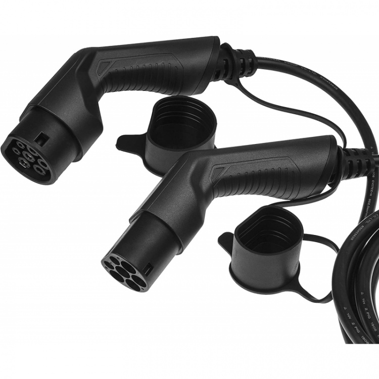 Greencell Laddkabel Elbil Ev09 Typ2 5M 7,2Kw 32A 1-Fas Svart Ip55