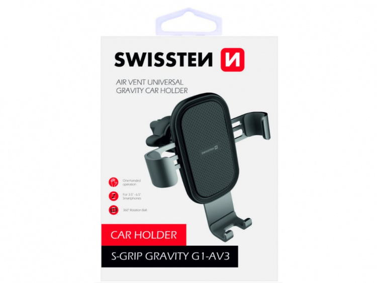Swissten Car holder G1-AV3 älypuhelimelle