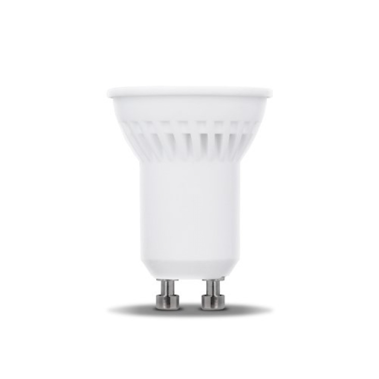 LED-lamppu, GU10 MR11, 3W, 230V, 3000K, keraaminen, lämmin valkoinen