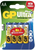 GP Ultra Plus Alkaline AA-paristo, 15AUP/LR6, 4 kpl/pakkaus
