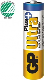 GP Ultra Plus Alkaline AA-paristo, 15AUP/LR6, 4 kpl/pakkaus