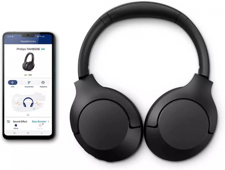 Philips TAH8506BK Trådlösa Hörlurar, Svart