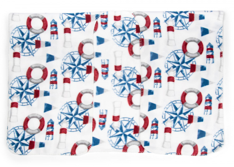 Lord Nelson Victory Fleeceponcho Kuling, Vit, 120x160 cm