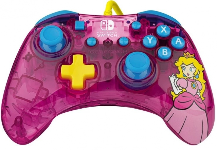 PDP Rock Candy Wired Controller - Peach (Switch)
