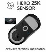 Logitech PRO X SUPERLIGHT langaton pelihiiri, musta Logitech PRO X SUPERLIGHT langaton pelihiiri, musta