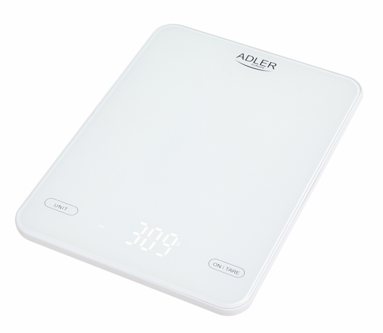 Adler AD 3177w Keittiövaaka 10kg, USB-lataus, valkoinen Adler AD 3177w Keittiövaaka 10kg, USB-lataus, valkoinen