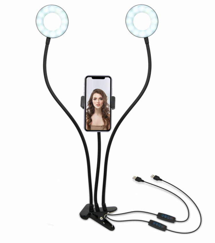 United VBL2177 Kaksinkertainen rengasvalo, jossa on kannettava pidin United VBL2177 Kaksinkertainen rengasvalo, jossa on kannettava pidin