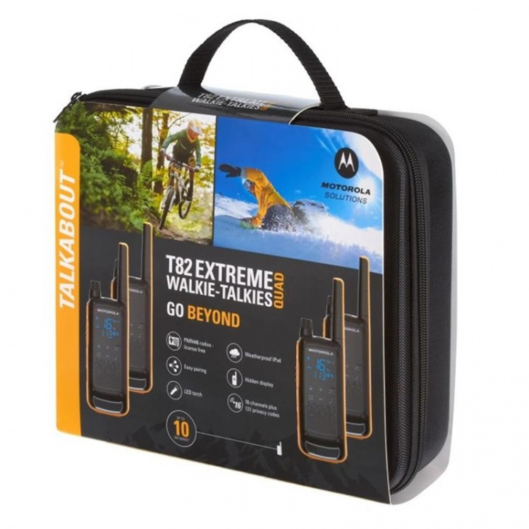 Motorola Talkabout T82 Extreme, radiopuhelimet 4-packiin