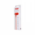 XO S6 - Langalliset kuulokkeet, In-Ear, punainen