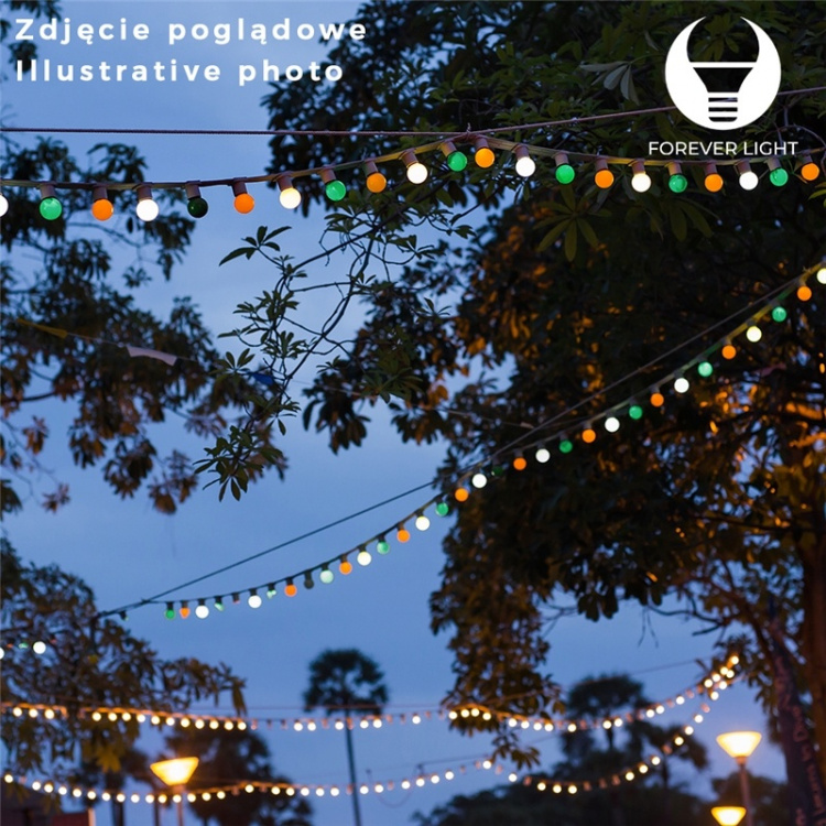 Forever Light LED-silmukka, 10 2W lamppua IP65, 12m Forever Light LED-silmukka, 10 2W lamppua IP65, 12m