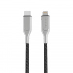 Forever Core - USB-C/Lightning (3A) MFI musta, 1,5m