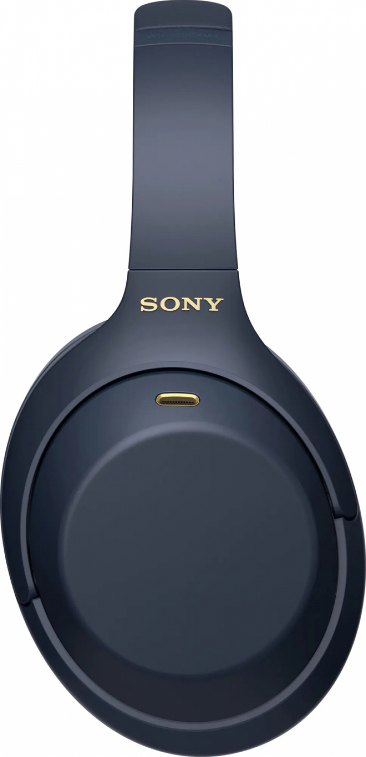 Sony langattomat ympärikuulokkeet WH-1000XM4, sininen