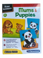 Clementoni Young Learners Mums & Puppies, norjan ja tanskan kieli Clementoni Young Learners Mums & Puppies, norjan ja tanskan kieli