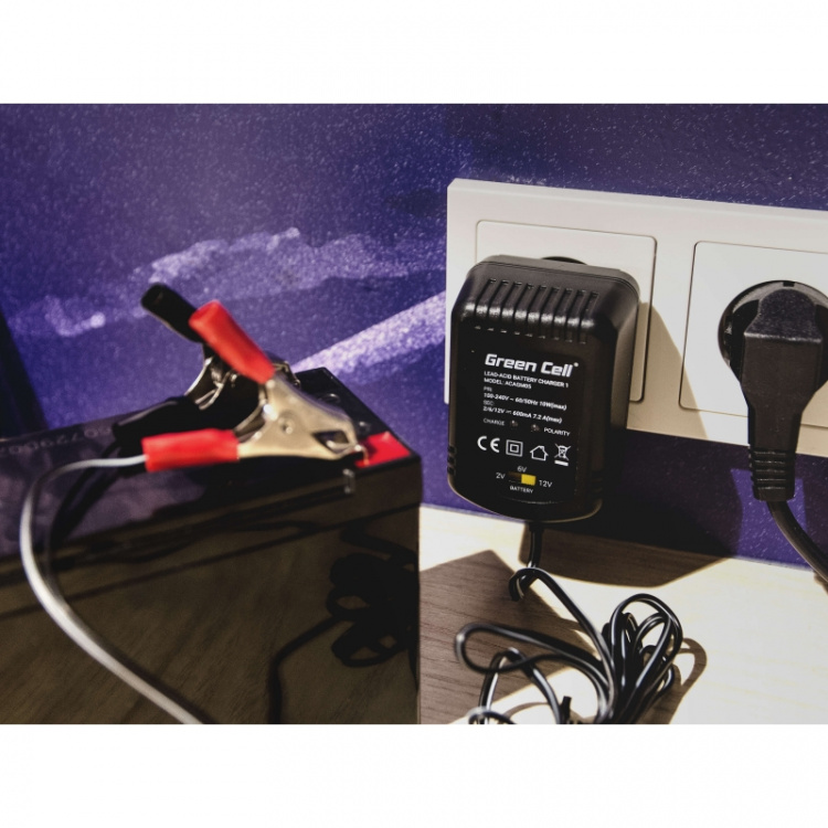 Green Cell Universal akkulaturi AGM 2V/6V/12V Green Cell Universal akkulaturi AGM 2V/6V/12V