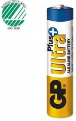GP Ultra Plus AAA-alkaliparisto, 24AUP/LR03, 4 kpl/pakkaus GP Ultra Plus AAA-alkaliparisto, 24AUP/LR03, 4 kpl/pakkaus