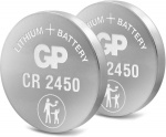 GP Nappiparisto litium CR2450, 2-pakkaus GP Nappiparisto litium CR2450, 2-pakkaus