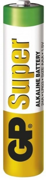 GP Super Alkaline AAA-paristo, 24A/LR03, 20-pakkaus GP Super Alkaline AAA-paristo, 24A/LR03, 20-pakkaus