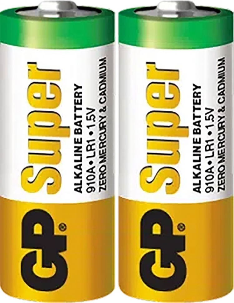 GP Super Alkaline LR1 batteri, 910A, 2-pack GP Super Alkaline LR1 batteri, 910A, 2-pack
