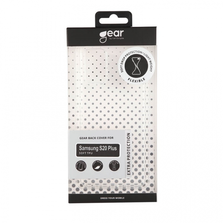 Gear Suojakuori TPU Läpinäkyvä - Samsung S20 Plus