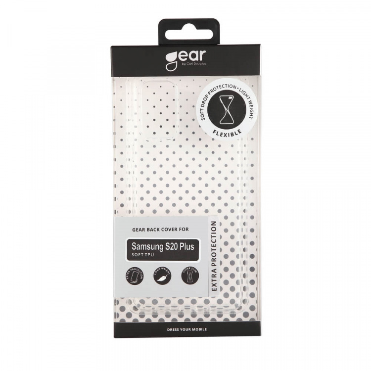 Gear Suojakuori TPU Läpinäkyvä - Samsung S20 Plus