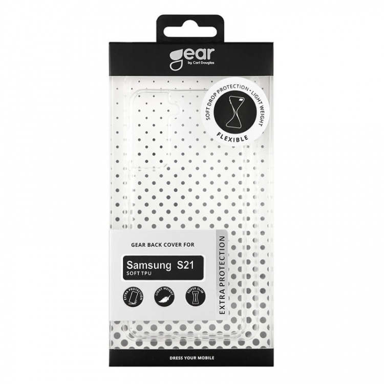 Gear Suojakuori TPU Läpinäkyvä - Samsung S21 Gear Suojakuori TPU Läpinäkyvä - Samsung S21