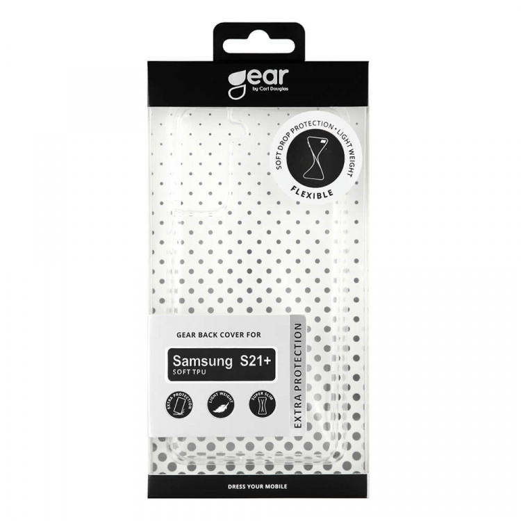 Gear Suojakuori TPU Läpinäkyvä - Samsung S21+