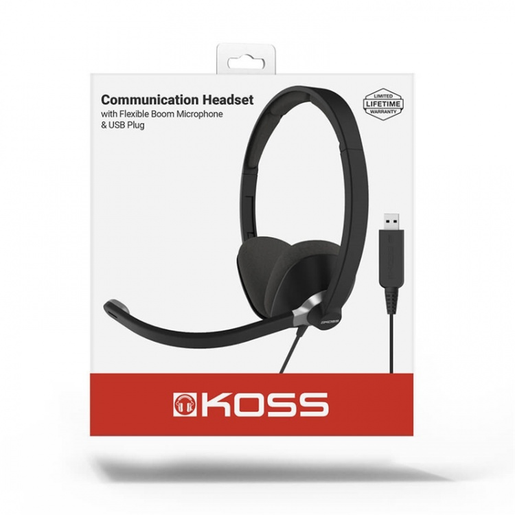 Koss Kuuloke CS300 USB On-Ear Mic Musta