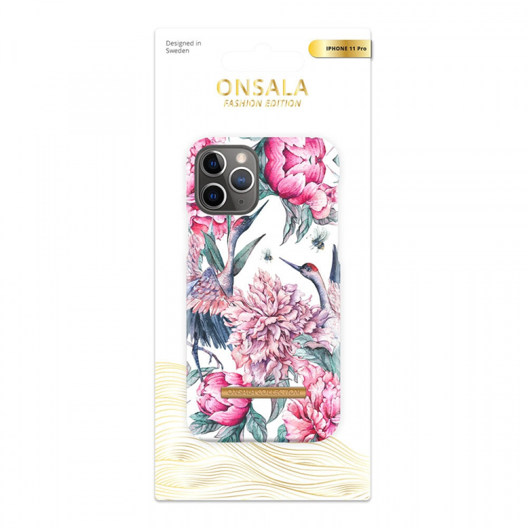 Onsala COLLECTION Suojakuori Matta Pink Crane iPhone 11 Pro