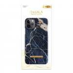 Onsala COLLECTION Suojakuori Matta Black Galaxy Marble iPhone 11 Pro Max