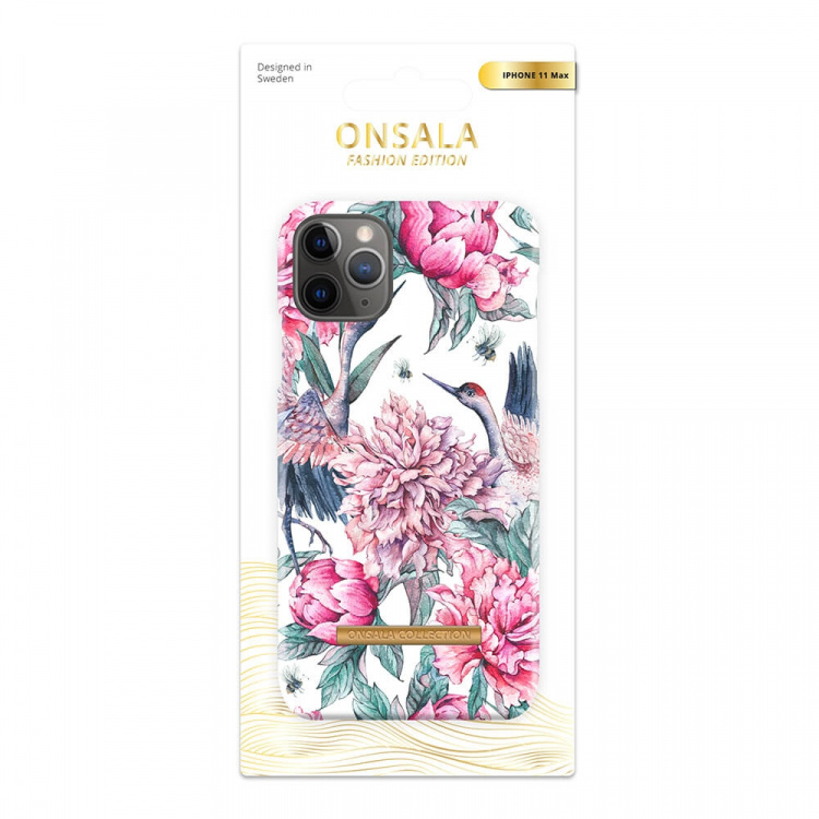 Onsala COLLECTION Suojakuori Matta Pink Crane iPhone 11 Pro Max Onsala COLLECTION Suojakuori Matta Pink Crane iPhone 11 Pro Max