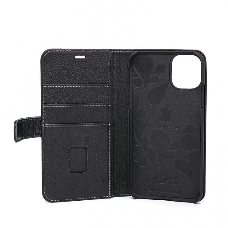 Onsala COLLECTION Mobilfodral Skinn Svart iPhone 11