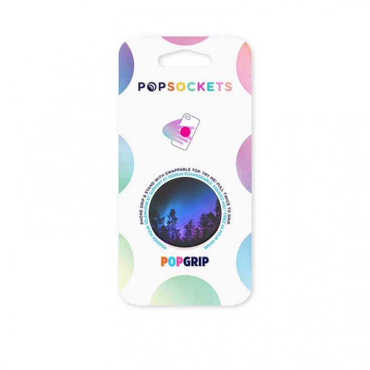 PopSockets Aurora Woods Irrotettava Grip Telinetoiminnolla PopSockets Aurora Woods Irrotettava Grip Telinetoiminnolla