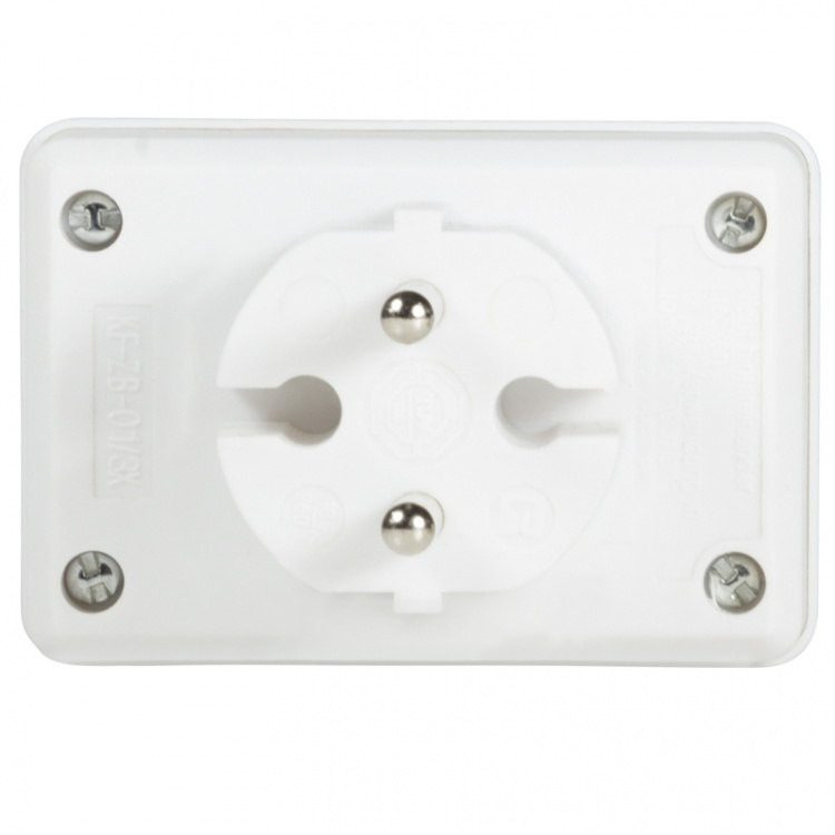 LogiLink Grenuttag med 4st Euro-uttag V