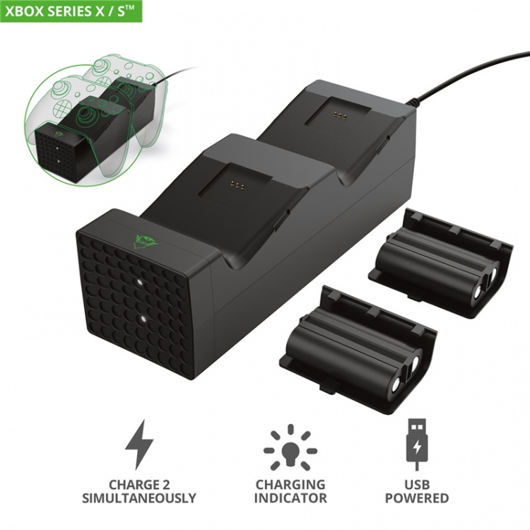 Trust GXT 250 Duo Charging Dock Xbox