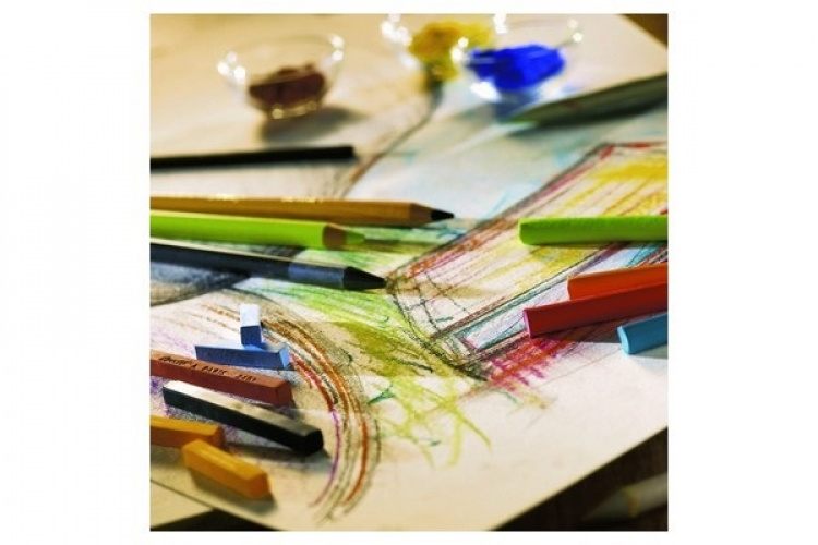 Färgpennor 24st i metallfodral